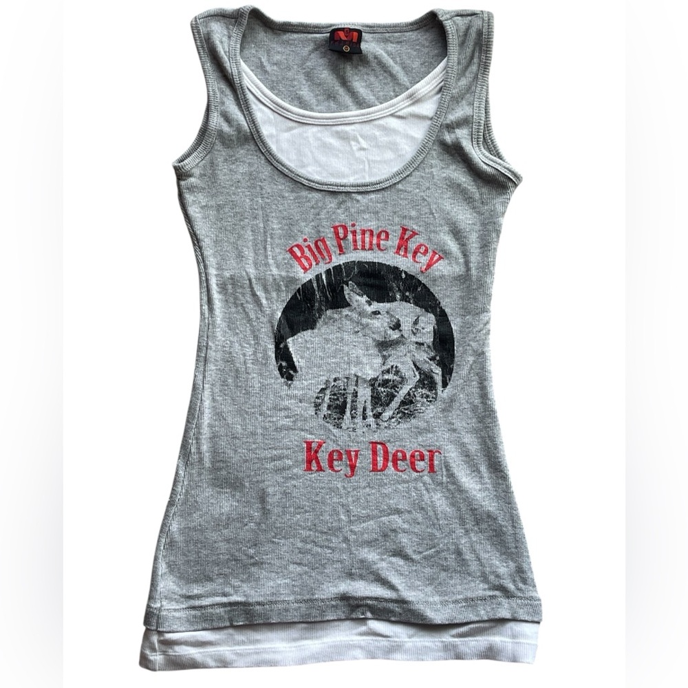 Big Pine Key, FL Key Deer Tank Top Size M